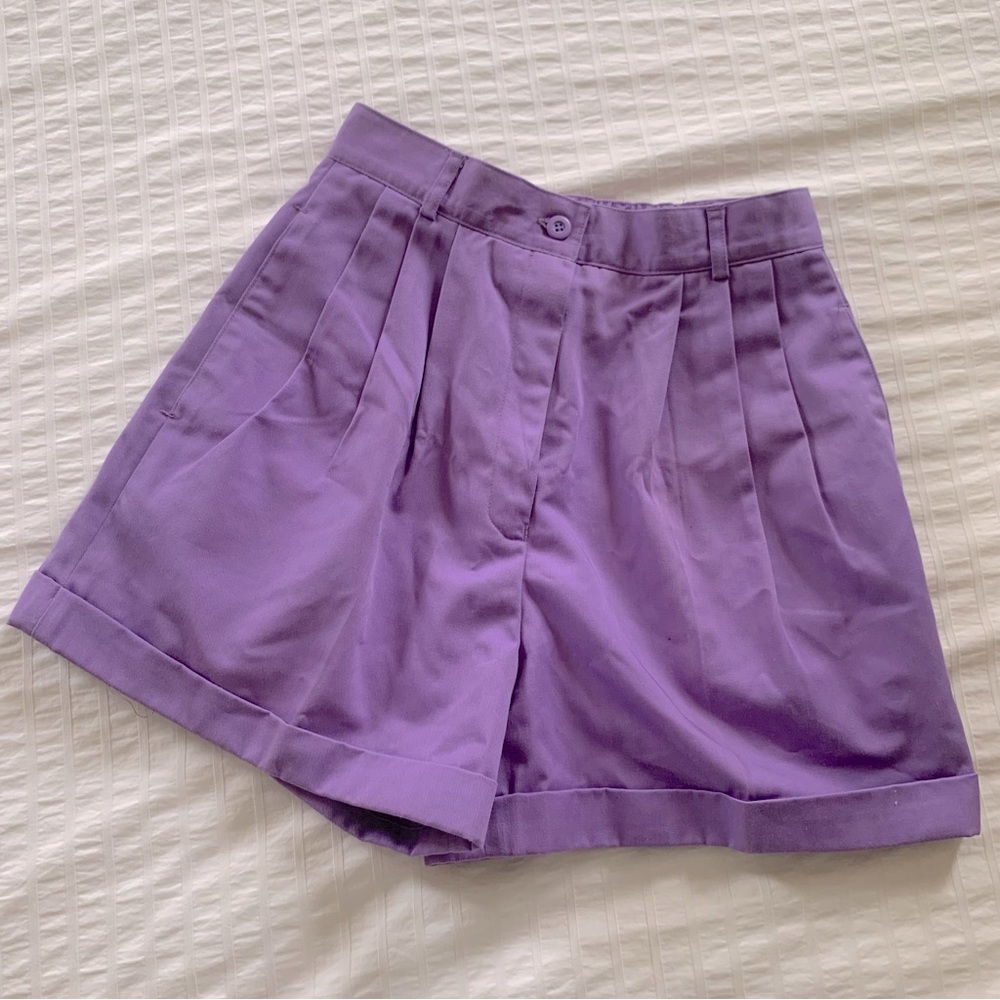 Vintage Tailored Shorts - Lilac purple - Gloria Vanderbilt